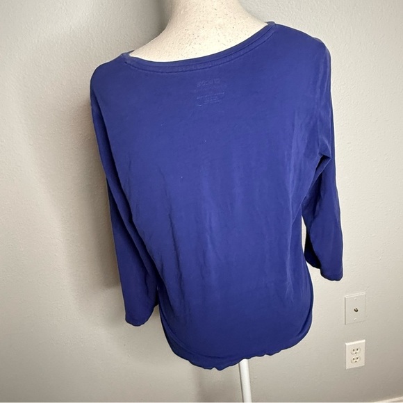Chico's Ultimate Tee Blue Size 1 - Picture 3 of 4